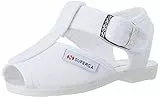 SUPERGA 1200 Cotj, Sandali Con Chiusura A T Unisex Bambini E Ragazzi, Bianco White 900, 22 EU