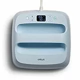 Cricut 2009146 EasyPress 3 / Piastra riscaldante da 22,5cm x 22,5cm / Riscalda fino a 205°C/Termopressa abilitata Bluetooth per ferro su vinile (HTV), Infusible Ink e sublimazione