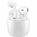 yobola Cuffie Bluetooth, Auricolari Bluetooth 5.1 con Stereo HiFi, Cuffie Wireless con Microfono, Cuffiette Bluetooth con Controllo Touch IPX5 Impermeabili sport per Samsung Huawei Xiaomi