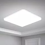 Yafido Plafoniera Led Soffitto 48W Ultra magro UFO Pannello LED Quadrat Bianco Freddo 6500K 4320LM Lampada da Soffitto per Soggiorno Camera da letto Bagno Cucina Corridoio e Balcone 30 * 30 * 4cm