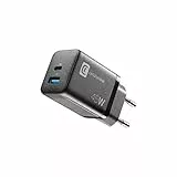 Cellularline | Caricabatterie da Rete Multipower Micro | Super Fast Charger 45W con 2 Porte USB-C - Dotato di Tecnologia Gan - Compatibile con Smartphone, iPhone, Tablet, iPad, Laptop e MacBook