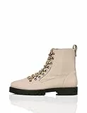 find. R3182, Stivali Biker Donna, Beige Taupe Caldo, 37 EU