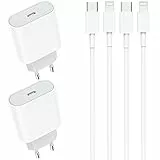 Caricatore Rapido USB C 20W 4-Pack with 2M Cavo for iPhone 14/14 Pro/ 14 Pro Max/ 14 Plus/ 13/12/11/XS, AirPods, Sakahyro USBC Caricabatterie Spina Adattatore Alimentatore Presa Carica Muro Ricarica