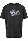 Mister Tee T-Shirt Oversize al Litio, Nero, XL Uomo