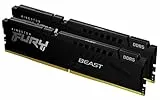 Kingston FURY Beast 32GB (2x16GB) 5600MT/s DDR5 CL40 DIMM Memoria Gaming per Computer Fissi Kit da 2 - KF556C40BBK2-32