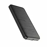 Power Bank 12.000mAh, SNOMH Ultra Sottile & Leggero Caricabatterie Portatile 2 Ingressi e 3 Uscite ad Alta Velocità, Esterno Batteria Esterna per iPhone, Samsung, iPad, Huawei, Xiaomi, ecc