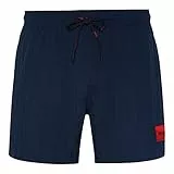 HUGO Dominica Pantaloncini da Nuoto, Blu Navy, M Uomo