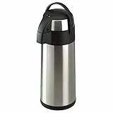 Axentia Thermos, Acciaio Inox, Argento, 19 x 19 x 45 cm