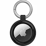 Custodia OtterBox Sleek per AirTag, antishock e cadute, protezione Ultra sottile e Rugged per Apple AirTags con moschettone, Nero