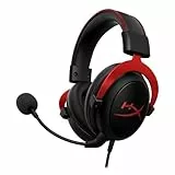 HyperX Cloud II – Cuffie Gaming, Compatibilità con PC e Mac (tramite USB) e PS4/PS5, Xbox, Mobile (tramite cavo jack), Rosso/Nero