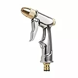 Pistola da Giardino in Metallo, Pistola a Spruzzo d'Acqua da Giardino ad Alta Pressione con Ugello in Ottone, Pistola Irrigazione Giardino per Lavaggio Auto/Irrigazione di Piante
