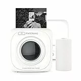 PAPERANG Mini Stampante Termica Blutooth 4.0, Per Immagini/Foto/Etichette/Messaggi/Elenchi Record/Pagine Web Stampa, Con cavo USB Connessione Telefonica Wireless,