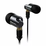 Technics Premium in-ear Monitor IEM - Auricolari in-ear cablati ad alta fedeltà con driver innovativo da 10 mm per distorsione ultra-bassa, EAH-TZ700, nero/oro