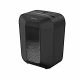 Fellowes distruggi documenti a frammento LX50, 9 fogli, trita documenti per casa e piccolo ufficio, uso personale, cestino da 17 litri, distruggidocumenti con blocco di sicurezza, nero