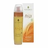 NATURE'S Argà Olio Puro Bio Olio di Argan, Olio corpo e Olio capelli certificato Ecocert Greenlife, Non unge e si assorbe velocemente, Profumo agrumato, Olio biologico e certificato, 100 ml