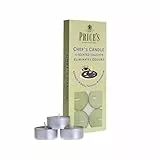 Price's Candles FR351016 Candele Tealight Profumati Chef-10 Pezzi-Durata Fino a 4 Ore di Combustione-Elimina l'Odore di Cibo, Cera, Verde