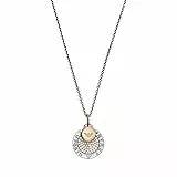 Emporio Armani Collana Da Donna, Lunghezza: 450mm +/- 5mm / Dimensione Ciondolo: 15mm X 15mm X 2mm Collana Multipla In Argento, EG3374040