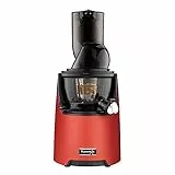 Kuvings Spremiagrumi EVO820 Signature, Frutta e verdura, spremiagrumi a freddo, spremiagrumi lento, pulizia facile e veloce, motore silenzioso (rosso scuro)