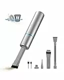 Brigii Aspirapolvere portatile senza fili 3 in 1, Aspirapolvere e Spolverino e Pompa a mano, Mini aspirapolvere per fessure, Aspirapolvere per auto, USB ricaricabile 12V-M2