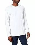 SELECTED HOMME Slhrelaxcolman200 LS O-Neck Tee W Noos Maglietta a Maniche Lunghe, Bianco, M Uomo