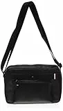 Tommy Hilfiger TH Central Messenger, Borsa Uomo, Nero, One Size