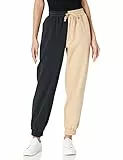 The Drop Liv Colorblock Sweatpant Pantaloni, Zenzero, S