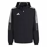 adidas TIRO 21 all-Weather Jacket, Giacca Impermeabile Uomo, Nero, M