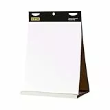 Bi-Office Blocco di Carta Autoadesivi Da Tavolo Con Strato Adesivo Riposizionabile, 20 Fogli, 70 g/mq, 500 x 585 mm