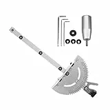 maxant - Sega da tavolo, calibro da tavolo, 450 mm, con estremità angolate a 60 gradi, strumenti per la lavorazione del legno, accessori fai da te per sega da tavolo, sega a nastro, fresatrice