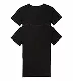 sloggi men 24/7 SH 03 O-Neck 2P, Canottiera, Uomo, Nero (Black), 5