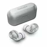 Technics EAH-AZ40 Cuffie Wireless In Ear, Auricolari Bluetooth, con Tecnologia JustMyVoiceTM, Durata della Batteria di 25 Ore, Argento