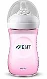Philips Avent Biberon Natural anti-colica, 260ml, Rosa SCF034/17