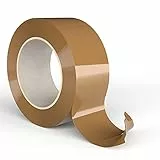 IMBALLAGGI 2000 ELIMINARE-108 Nastri Adesivi Pacchi da Imballaggio - 50x132 - Nastro da Imballo Marrone Avana per Trasloco e Trasporto