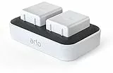 Arlo Stazione Di Ricarica Doppia, Ricarica Più Rapida Del 15%, Bianca, Compatibile Con Arlo Pro 3, Pro 4 (+XL), Pro 5, Ultra 2 (+XL), Go 2 - Accessorio Certificato Arlo, VMA5400C