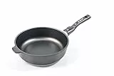 Gerti Gundel padelle alte Rand con manico removibile – Das Original – made in Germany (piani cottura a induzione, 24 cm)