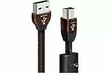 AudioQuest 0,75 m Coffee USB A-B – Cavo USB (0,75 m, USB A, USB B, 2.0, connettore maschio/maschio), nero