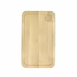 FM Professional 3181350 - Set di 2 taglieri rettangolari in legno, 2 taglieri in legno, tagliere, tagliere, taglierino, Legno, dimensioni: 34 x 20 x 1,6 cm