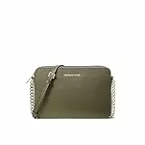 Michael Kors Borsa a tracolla donna Jet Set Item Lg, Salvia chiara., taglia unica