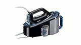Braun CareStyle 5 IS5145.BK Ferro da Stiro con Caldaia con 4 Anni di Assistenza, a carica continua, Serbatoio 2 Litri Removibile, Getto di Vapore 500 g/min, Autospegnimento, Nero/Blu