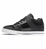 DC Shoes Pure, Scarpe da Ginnastica, Nero Bianco, 28.5 EU