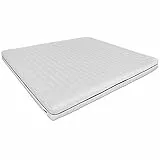 Baldiflex Emporio Materasso Francese in Waterfoam, Altezza 11 cm, Sfoderabile, Anallergico, Traspirante, Rigidita'' H2, Misura 140 x 190 cm, Nuvola H 11 cm