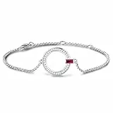 CACESTONE Bracciale da donna in argento 925, braccialetto d'amore da donna, regolabile, gioielli da donna, regalo per compleanno, festa della mamma, regalo di mamma, braccialetti a forma di cerchio,