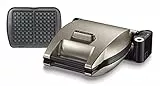 Lagrange 019122 Premium - Piastra per waffle, Taupe metallizzato