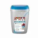 Snips Porta Yogurt Refrigerato con Cucchiaino | Lunch Box | Contenitori per Cibi | 0,5 LT | Colore Azzurro | Coperchio con Chiusura di Sicurezza | Made in Italy | Bpa Free, 0.5 Litri, plastica, Blu