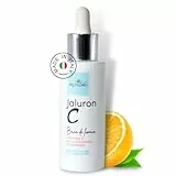Siero Viso con Vitamina C, Acido Ialuronico e Bava di Lumaca BIO ad Azione Illuminante e Schiarente per una Pelle Liscia e un Incarnato Luminoso, Trattamento 100% Made in Italy 30 ml – BELL’ITALIABIO