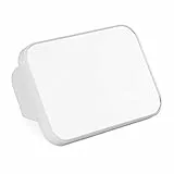 Relaxdays, Bianco Specchio da Trucco Orientabile, da Tavolo, per Radersi, Verticale, Orizzontale, Cornice in Plastica, Poliestere, 2 x 22 x 15 cm