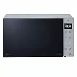 LG Kitchen, MH6565CPS, Forno Microonde Smart Inverter Grill, 5 livelli di potenza, 25 Litri, Inox, 1150 W