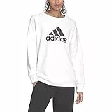adidas W Fi Bos Crew Felpa, Bianco, XS Donna