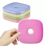 Magic Gel 5 Tavolette di Ghiaccio per Borsa Frigo - Panetti di Ghiaccio per Borsa Termica per Mantenere a Lungo Il Freddo - Riutilizzabili ed Ideali per Pranzi al Sacco, Picnic, Campeggio ed Altro