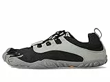 Scarpe Sportive FiveFingers V-Run Retro-da Ginnastica, Tecniche, Sneaker, Suola Sottile, con Dita-Corsa, Trekking, Yoga, Allenamento, Arrampicata-Nero, Grigio in Nylon, Poliestere, Gomma-Taglia 44